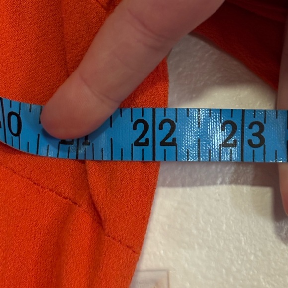 City Chic Orange Embroidered Boho Dress, size 14 - Picture 7 of 8